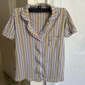 Roller Rabbit Xs top rainbow elephants